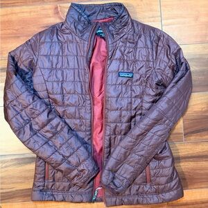 Quilted Patagonia Burgundy Jacket